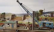 Präsentationsdiorama für Baumaschinen 1:87