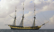 Britische 38-Kanonenfregatte HMS Ethalion 1:700