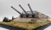 Turm C der Gneisenau als Küstenbatterie 1:72