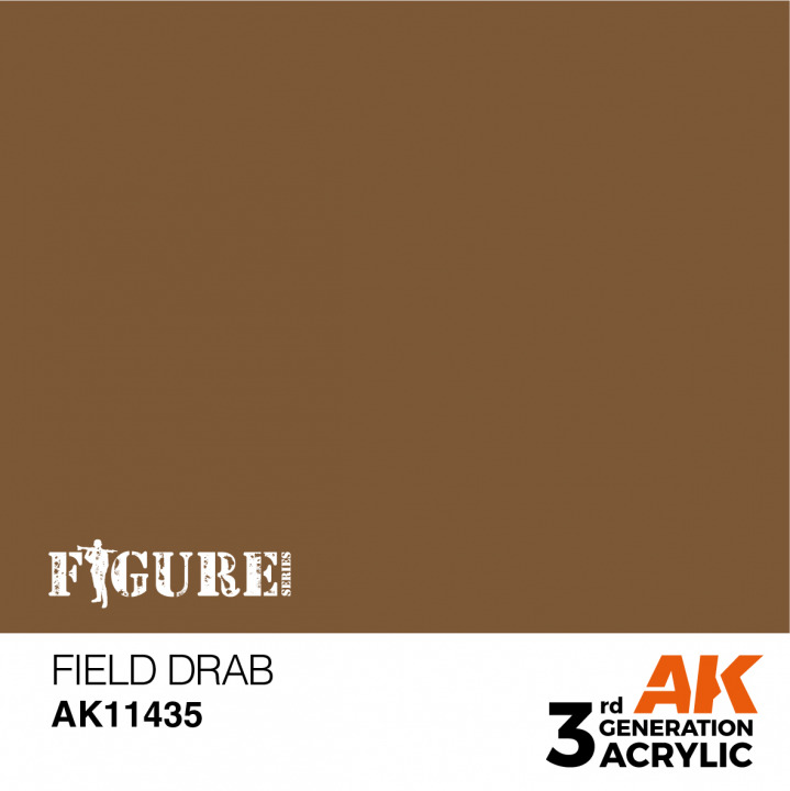 Boxart Field Drab AK 11435 AK 3rd Generation - Figure Boxart Field Drab AK 11435 AK 3rd Generation - Figure