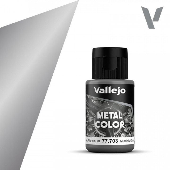 Boxart Dark Aluminium - new formula  Vallejo Metal Color