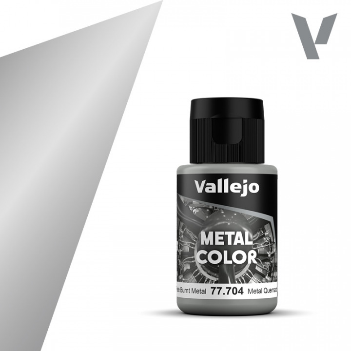Boxart Pale Burnt Metal - new formula  Vallejo Metal Color