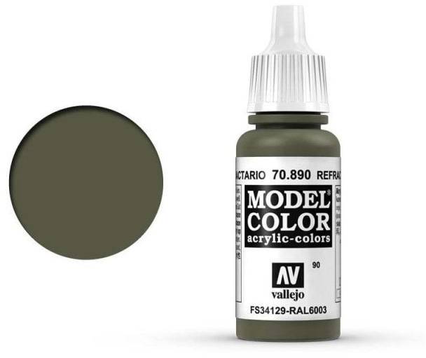 Boxart Refractive Green - FS34129- RAL 6003 70.890, 890, Pos. 90 Vallejo Model Color Boxart Refractive Green - FS34129- RAL 6003 70.890, 890, Pos. 90 Vallejo Model Color