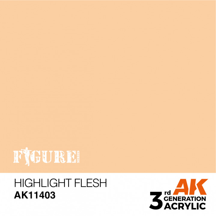 Boxart Highlight Flesh AK 11403 AK 3rd Generation - Figure Boxart Highlight Flesh AK 11403 AK 3rd Generation - Figure