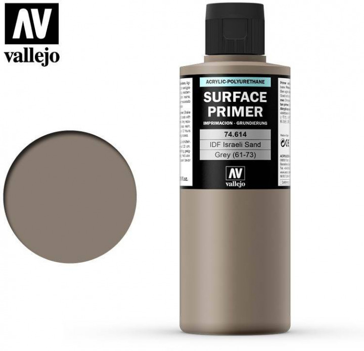 Boxart IDF Israeli Sand Grey (61-73) Vallejo Surface Primer Boxart IDF Israeli Sand Grey (61-73) Vallejo Surface Primer