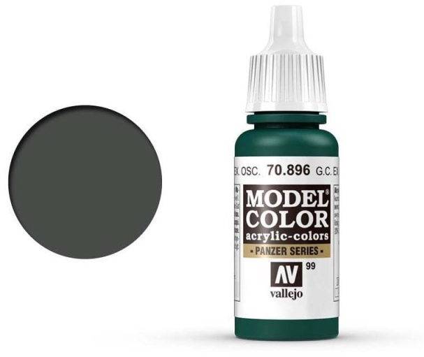 Boxart Ger. Camouflage Extra Dark Green 70.896, 896, Pos. 99 Vallejo Model Color Boxart Ger. Camouflage Extra Dark Green 70.896, 896, Pos. 99 Vallejo Model Color