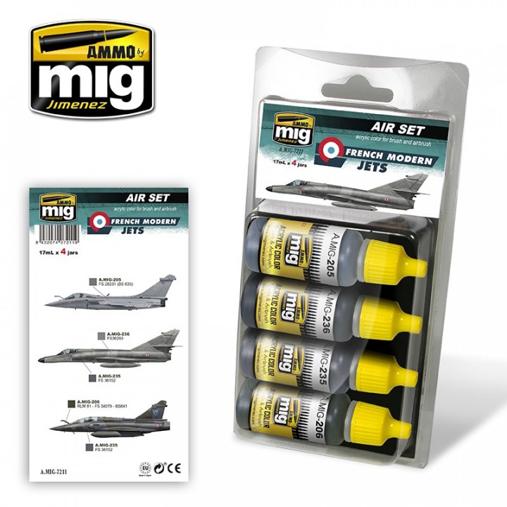 Boxart French Modern Jets  Ammo by Mig Jimenez