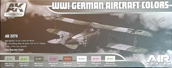 Boxart WWI German Aircraft Colors  AK Interactive Air Series