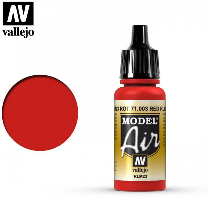 Boxart Red RLM23 71.003 Vallejo Model Air Boxart Red RLM23 71.003 Vallejo Model Air