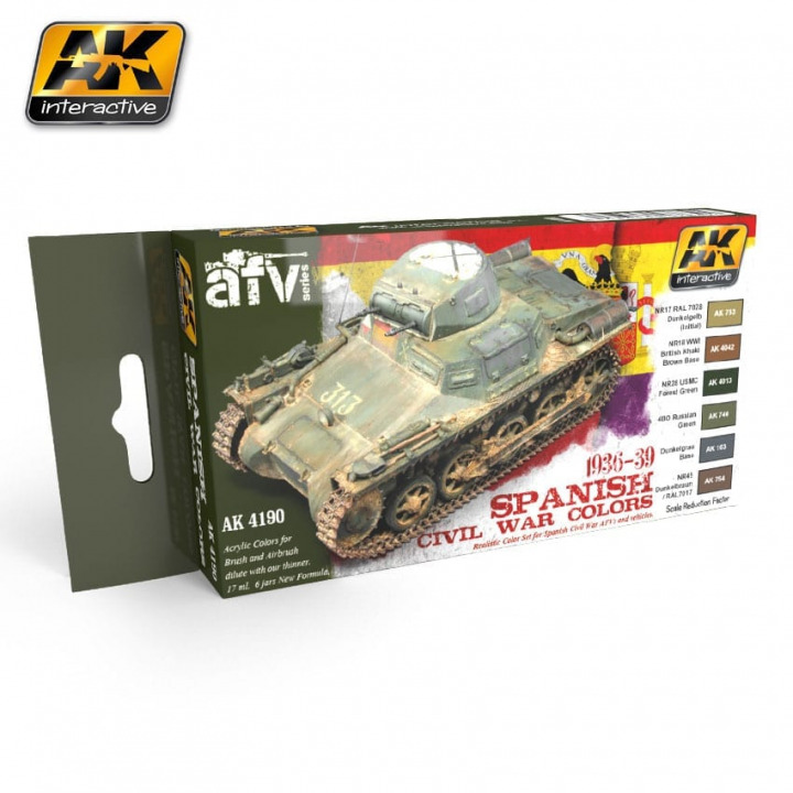 Boxart Spanish Civil War Colors AK 4190 AK Interactive