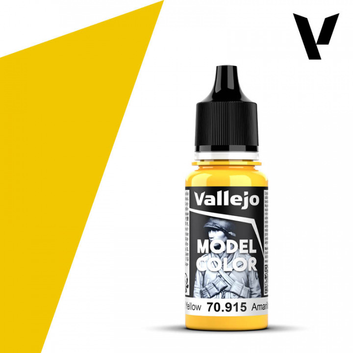 Boxart Deep Yellow 70.915, 915, Pos. 26* Vallejo Model Color Boxart Deep Yellow 70.915, 915, Pos. 26* Vallejo Model Color