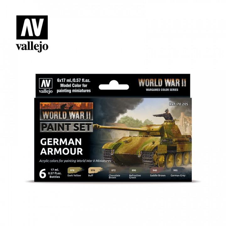Boxart WWII German Armour  Vallejo Model Color