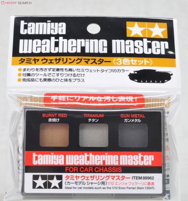 Boxart Tamiya Weathering Master - For Car Chassis 89962 Tamiya
