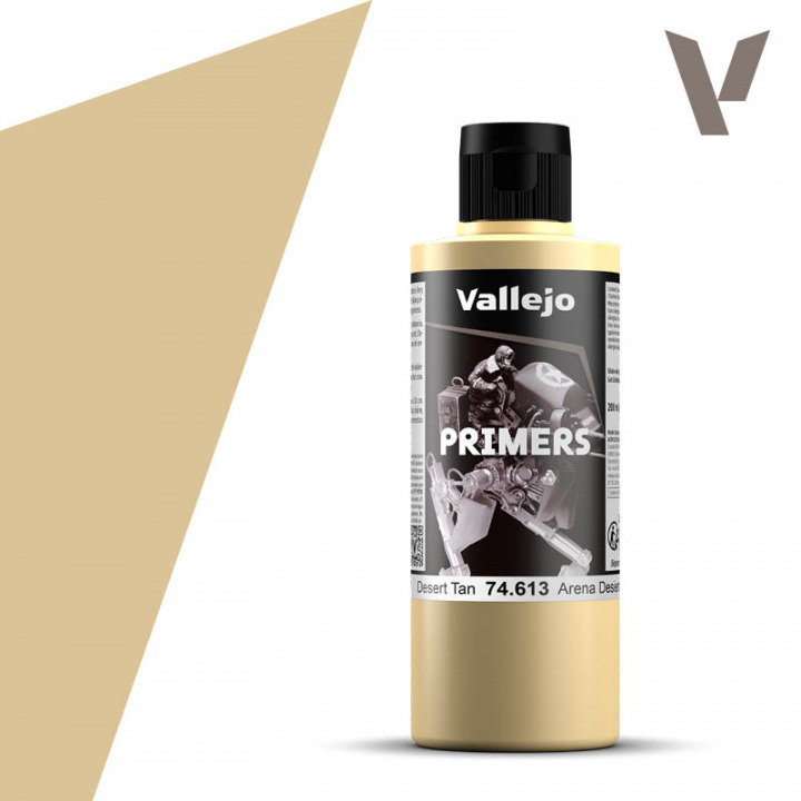 Boxart Desert Tan - new formula Vallejo Surface Primer Boxart Desert Tan - new formula Vallejo Surface Primer