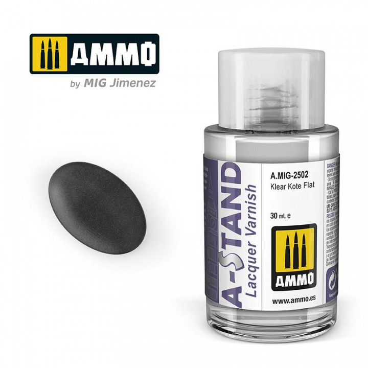 Boxart A-STAND Lacquer Varnish Matt  Ammo by Mig Jimenez