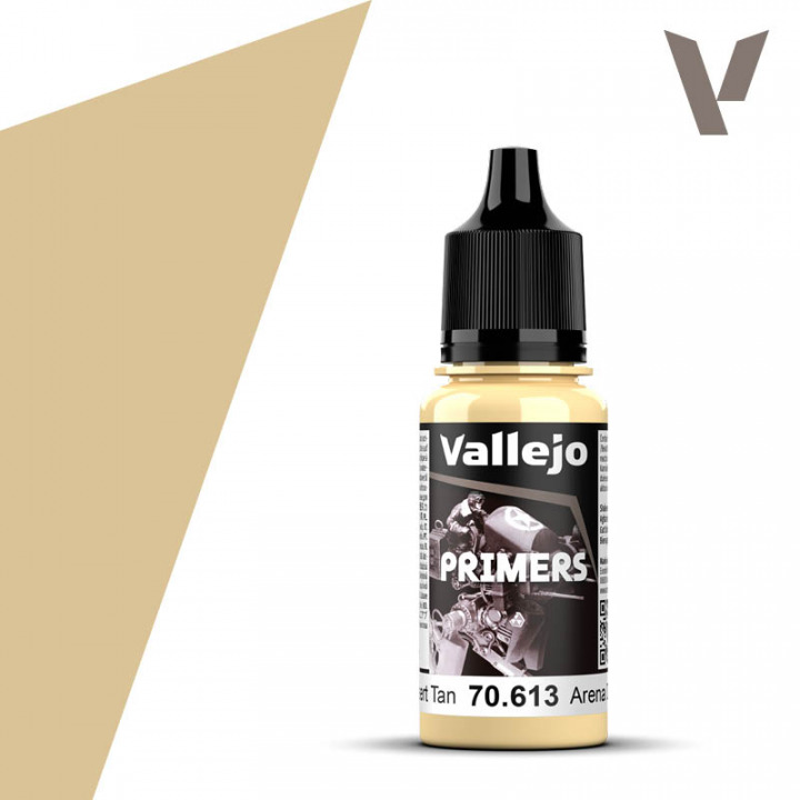 Boxart Desert Tan - new formula Vallejo Surface Primer Boxart Desert Tan - new formula Vallejo Surface Primer