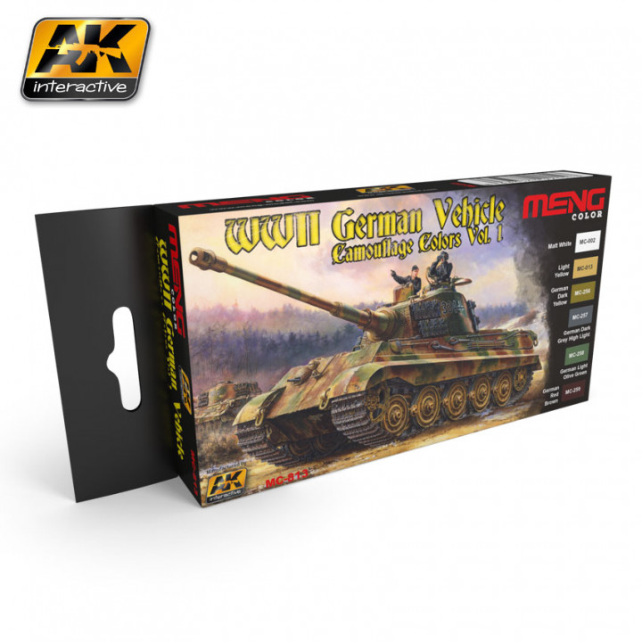 Boxart WWII. German Vehicle Camouflage Colors Vol.1 MC-813 Meng Color