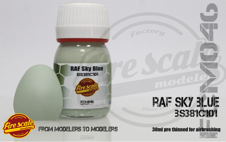 Boxart RAF Sky Blue  Fire Scale Colors
