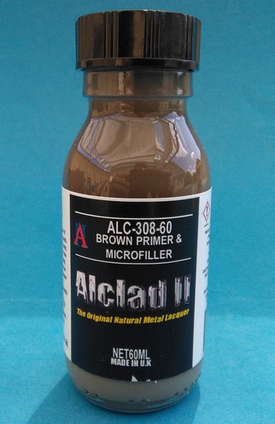 Boxart Brown Primer & Microfiller ALC-308-120 Alclad II