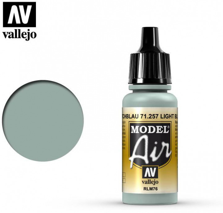 Boxart Light Blue - RLM76 71.257 Vallejo Model Air Boxart Light Blue - RLM76 71.257 Vallejo Model Air