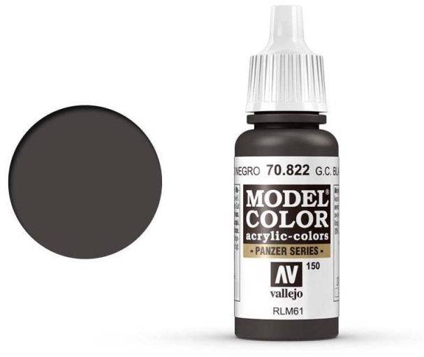 Boxart German Camouflage Black Brown - RLM61 70.822, 822, Pos. 150 Vallejo Model Color