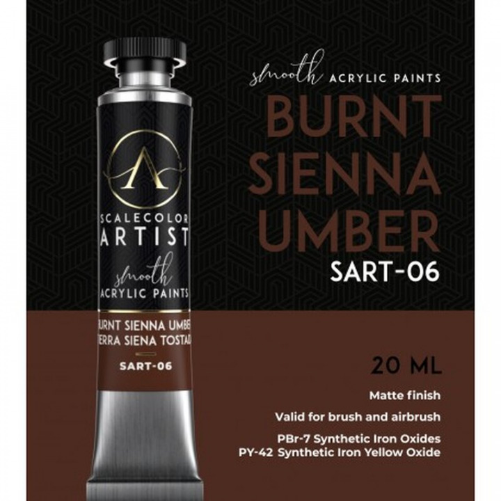 Boxart BURNT SIENNA UMBER  Scalecolor Artist