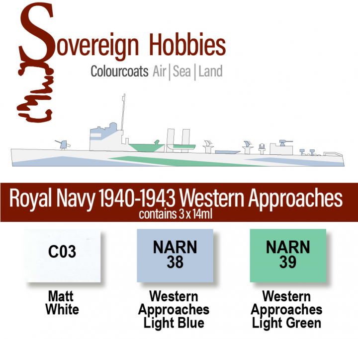Boxart Colourcoats Set Royal Navy 1940-1942 Western Approaches  Colourcoats (since 2014)