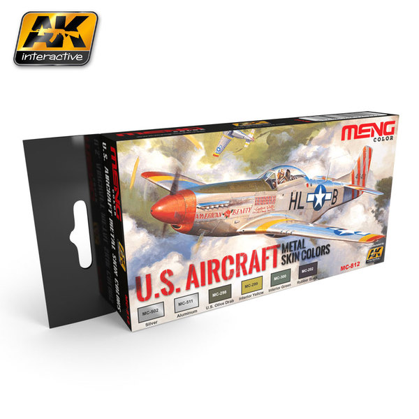 Boxart U.S. Aircraft Metal Skin Colors  Meng Color