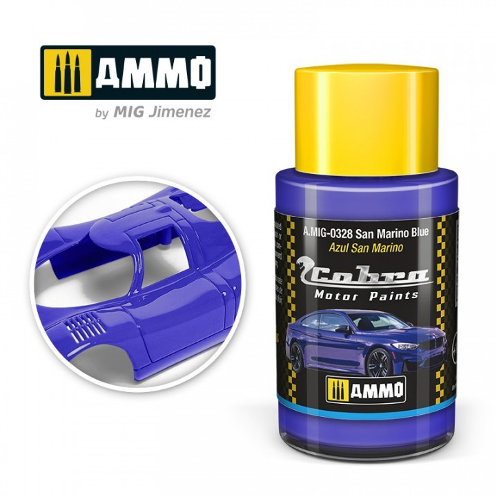 Boxart San Marino Blue  Cobra Motor Paints