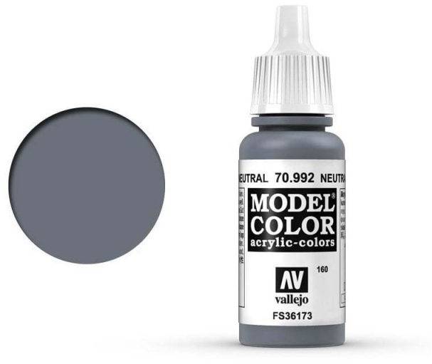 Boxart Neutral Grey - FS36173 70.992, 992 Pos. 160 Vallejo Model Color Boxart Neutral Grey - FS36173 70.992, 992 Pos. 160 Vallejo Model Color