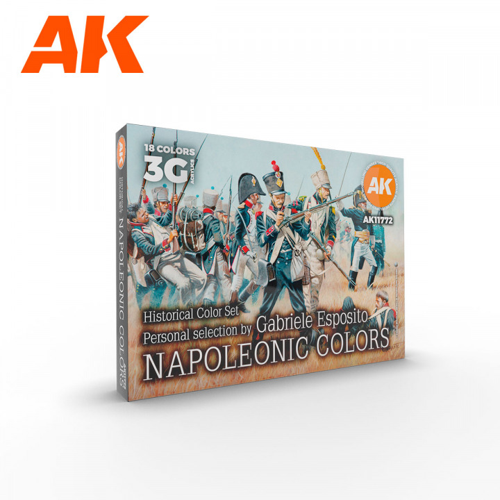 Boxart Historical Color Set Napoleonic Colors  AK 3rd Generation