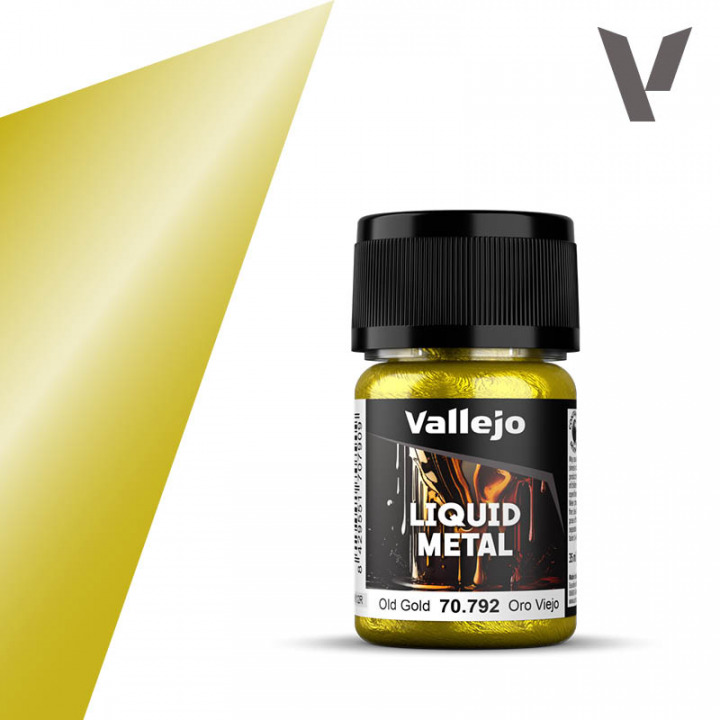 Boxart Old Gold - New Fomula 792 * Vallejo Liquid Gold Boxart Old Gold - New Fomula 792 * Vallejo Liquid Gold