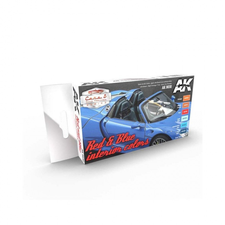 Boxart Red & Blue Interior Colors AK 9030 AK Interactive