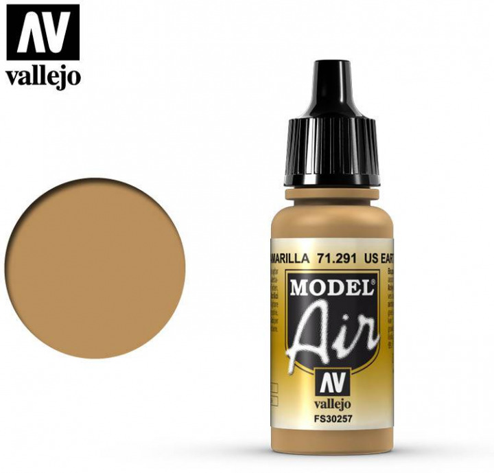 Boxart US Earth Yellow - FS30257 71.291 Vallejo Model Air