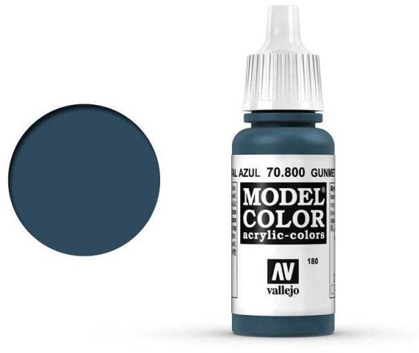 Boxart Gunmetal Blue 70.800, 800, Pos. 180 Vallejo Model Color