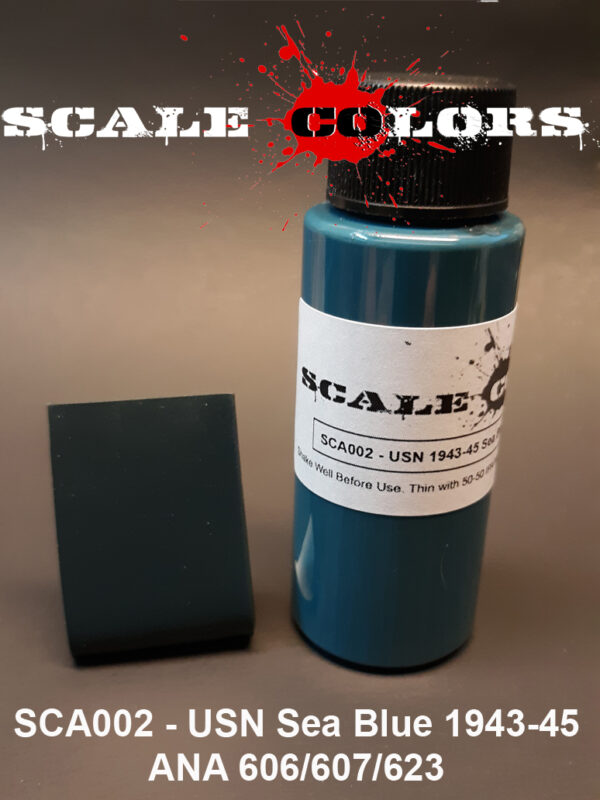 Boxart US Navy Sea Blue 1943-45 ANA 606/607/623 SCA002 Scale Colors