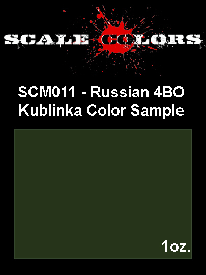 Boxart 4BO Green – Kubinka Sampled SCM011 Scale Colors Boxart 4BO Green – Kubinka Sampled SCM011 Scale Colors