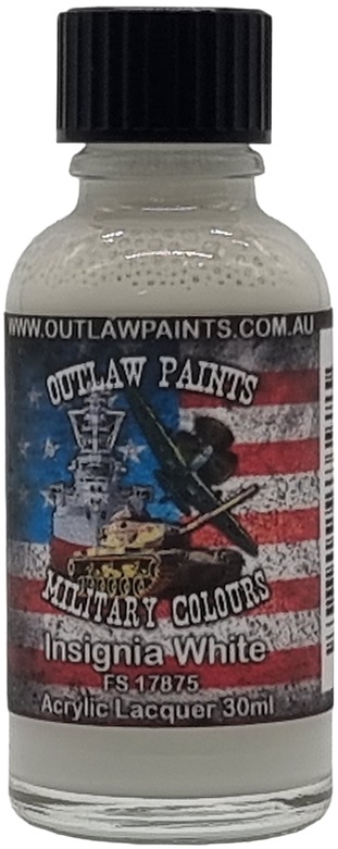 Boxart US Military Colour - Insignia White FS17875 OP010MIL Outlaw Paints Boxart US Military Colour - Insignia White FS17875 OP010MIL Outlaw Paints