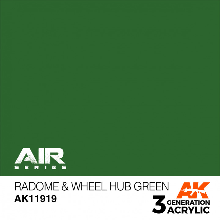 Boxart RADOME & WHEEL HUB GREEN AK 3rd Generation - Air Boxart RADOME & WHEEL HUB GREEN AK 3rd Generation - Air