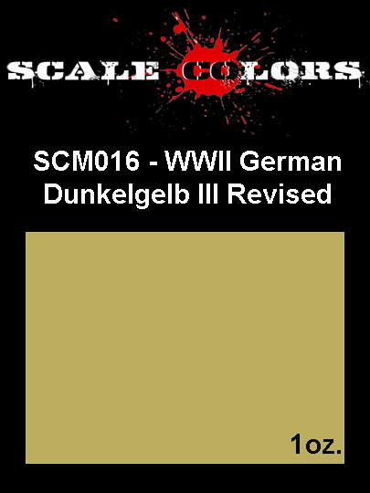 Boxart Dunkelgelb III Revised SCM016 Scale Colors Boxart Dunkelgelb III Revised SCM016 Scale Colors