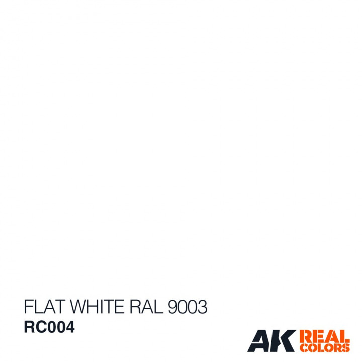Boxart Flat White - RAL 9003 AK Real Colors Boxart Flat White - RAL 9003 AK Real Colors