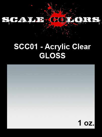 Boxart Acrylic Gloss Clear SCC01 Scale Colors