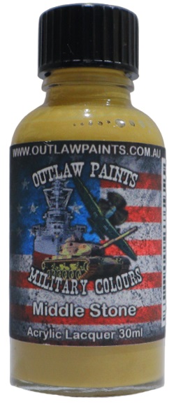 Boxart US Military Colour - Middle Stone OP019MIL Outlaw Paints Boxart US Military Colour - Middle Stone OP019MIL Outlaw Paints