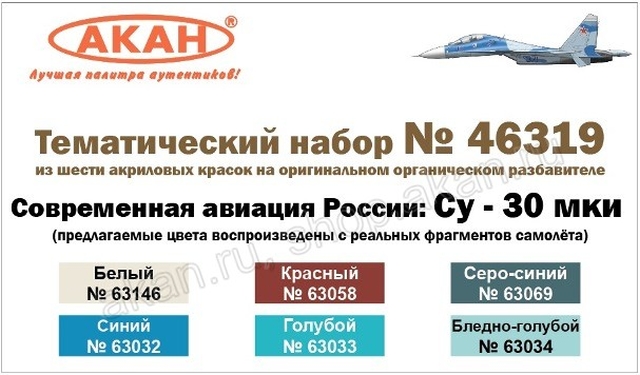 Boxart Modern Russian Aviation SU-30 MKI  Akan