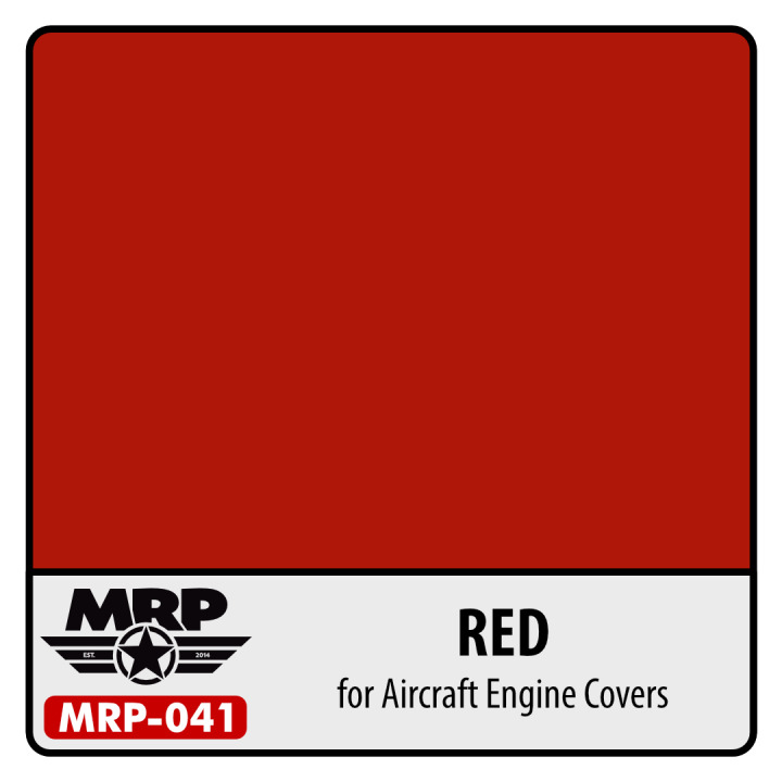 Boxart Red for aircraft engine covers  MR.Paint