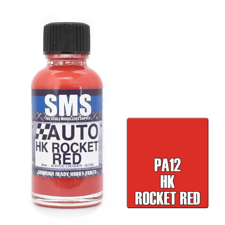 Boxart Auto Colour HK ROCKET RED SMS Boxart Auto Colour HK ROCKET RED SMS