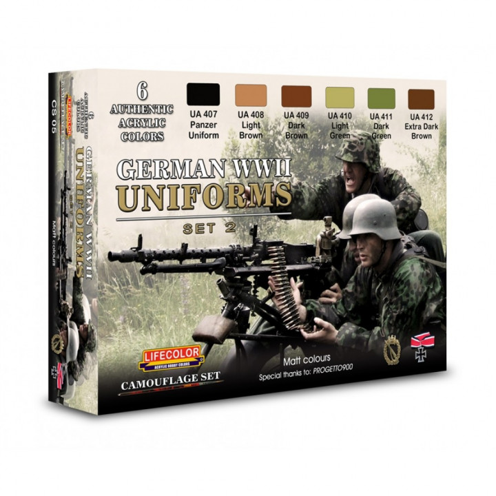 Boxart German WWII Uniforms Set #2  Lifecolor
