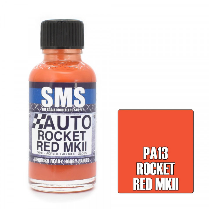 Boxart Auto Colour ROCKET RED MKII SMS Boxart Auto Colour ROCKET RED MKII SMS