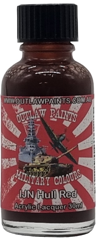Boxart Japanese Military Colour - IJN Hull Red OP061MIL Outlaw Paints