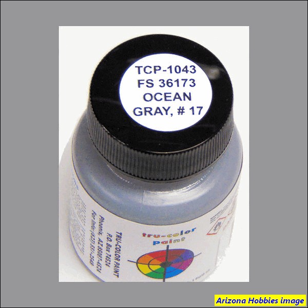 Boxart FS-36173, Ocean Gray- NAVSEA TCP-1043 Tru-Color